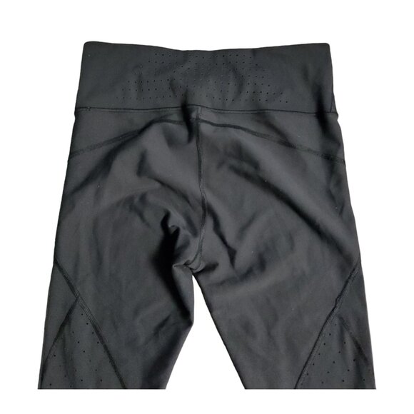 Athleta Capri Leggings Women's Size Medium Black Yoga Athletic Drawstring Waist - Picture 6 of 10